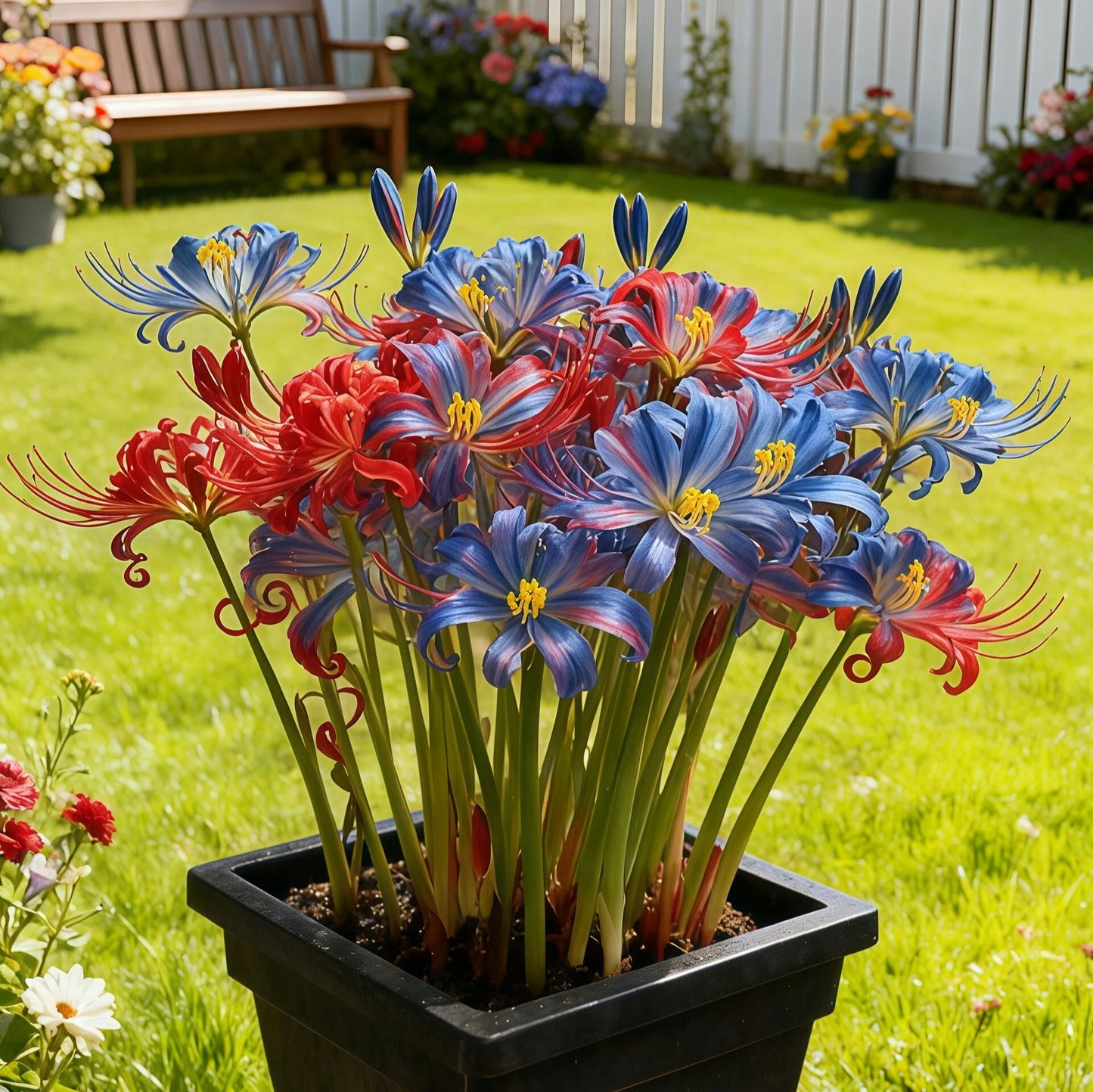 💥💮Seraphic Glow Spider Lily Bulbs – Easy to Grow, Stunning Blooms