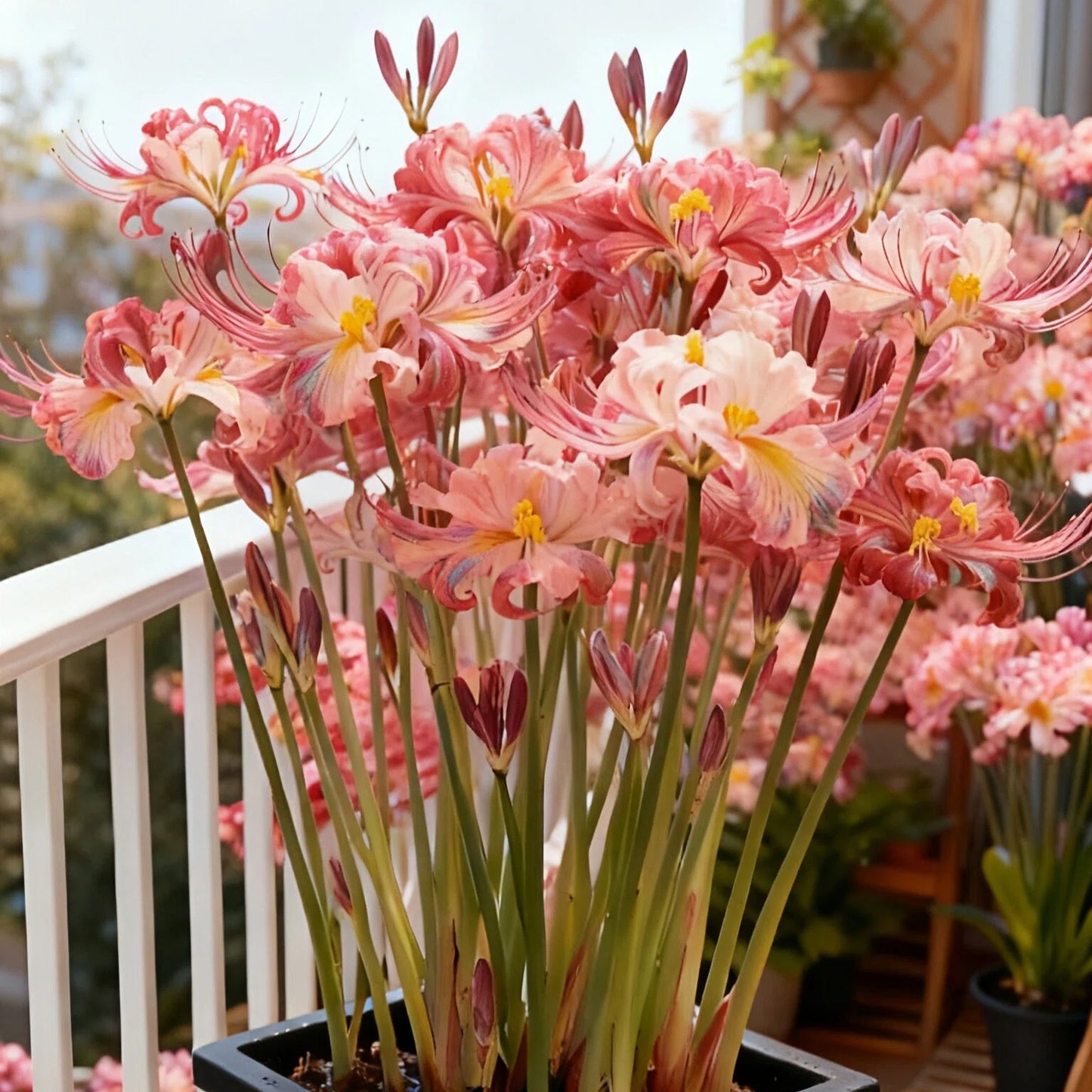 💥💮Seraphic Glow Spider Lily Bulbs – Easy to Grow, Stunning Blooms